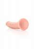 Smukły penis dildo na mocnej przyssawce 17,8 cm